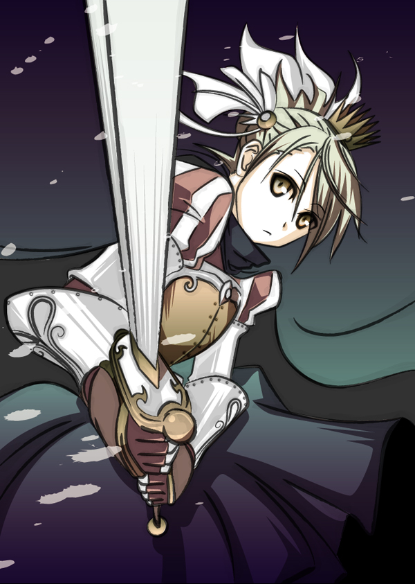 cpu (hexivision), bad id, bad pixiv id, tagme, 1girl, female focus, solo, sword, weapon