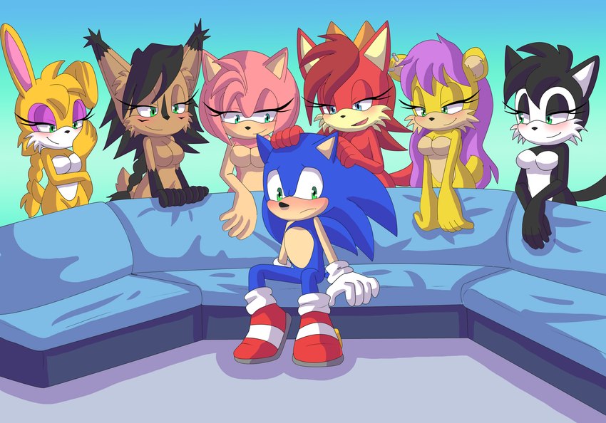 Rule34 – If it exists, there is porn of it / angelofhapiness, amy rose, bunnie rabbot, fiona fox, hershey the cat, mina mongoose, nicole the lynx, sonic the hedgehog / 8640148