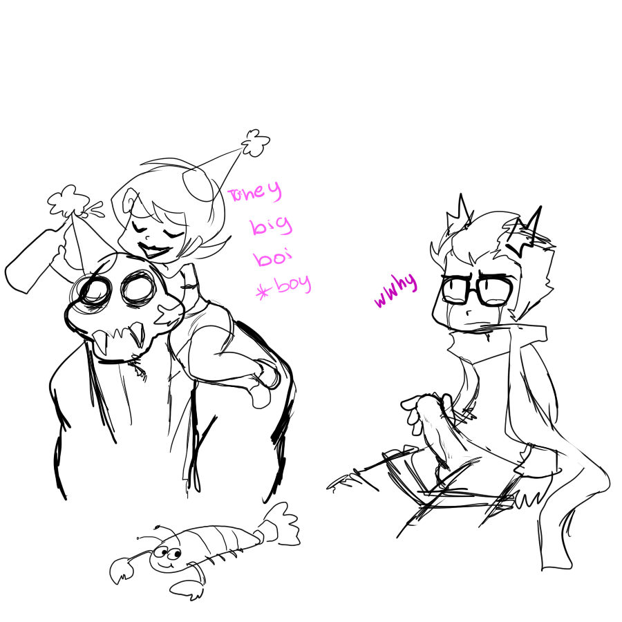 Rule34 – If it exists, there is porn of it / crablouse, eridan ampora, lord english, roxy lalonde / 20886