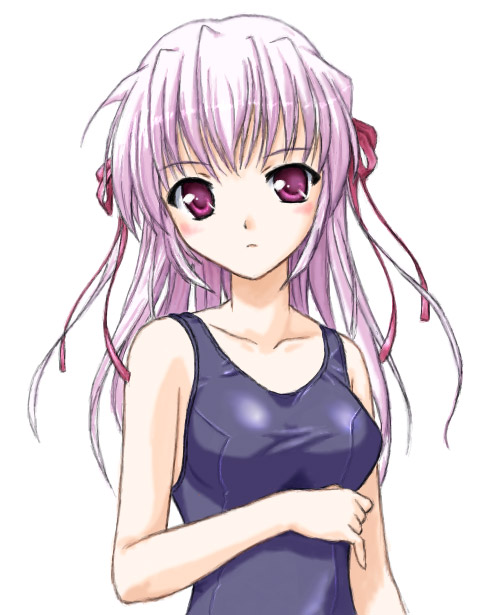 artist request, character request, copyright request, tagme, 1girl, female focus, one-piece swimsuit, solo, swimsuit
