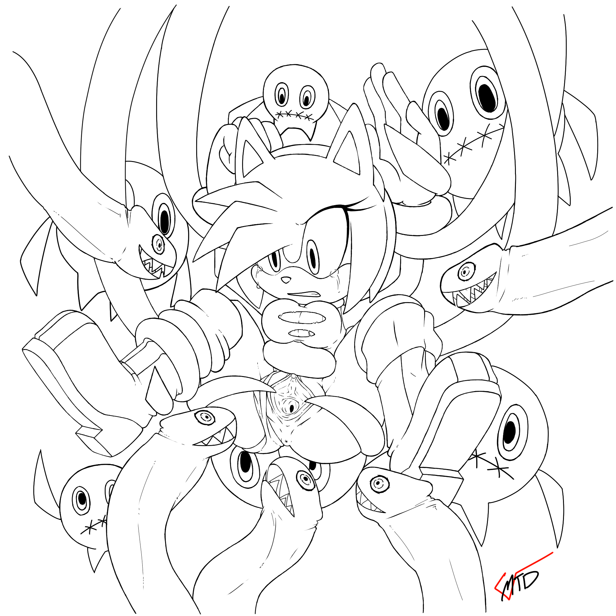 Rule34 – If it exists, there is porn of it / marthedog, amy rose, boom boo / 21121