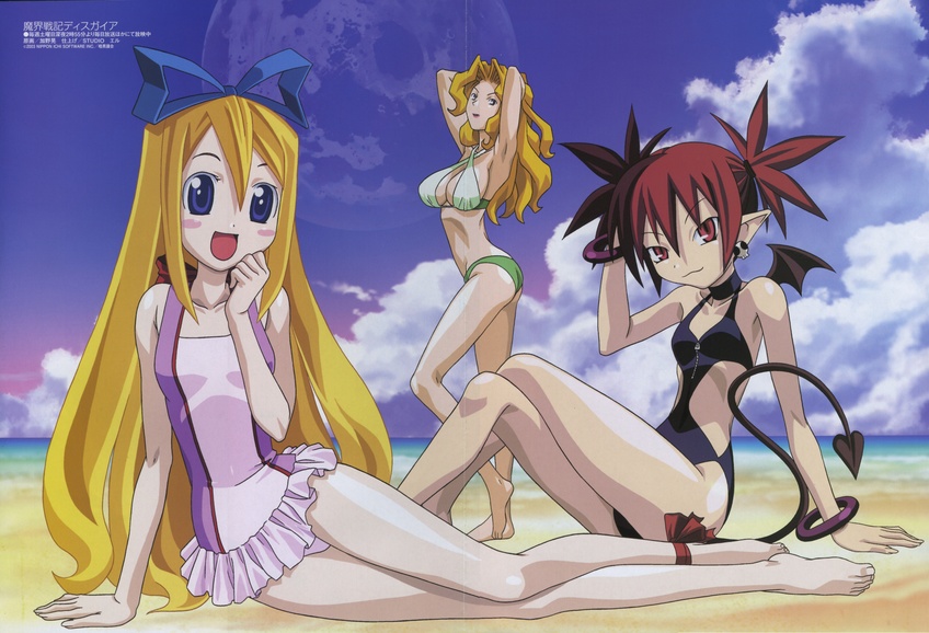 disgaea, tagme, swimsuit