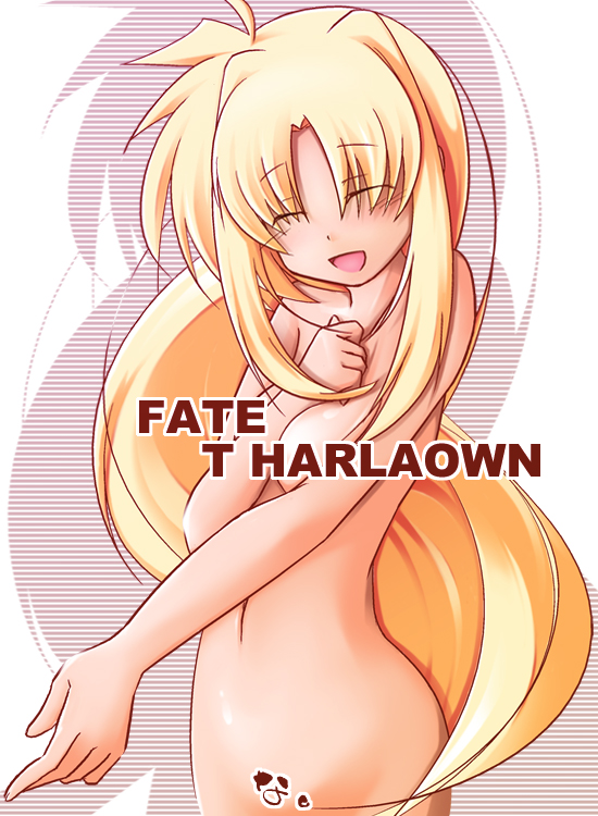 namuru, num, fate testarossa, lyrical nanoha, mahou shoujo lyrical nanoha, mahou shoujo lyrical nanoha strikers, 00s, 1girl, blonde hair, closed eyes, female focus, long hair, nude, solo, very long hair