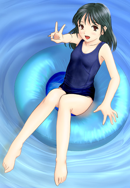 artist request, character request, copyright request, tagme, 1girl, female focus, solo, swimsuit