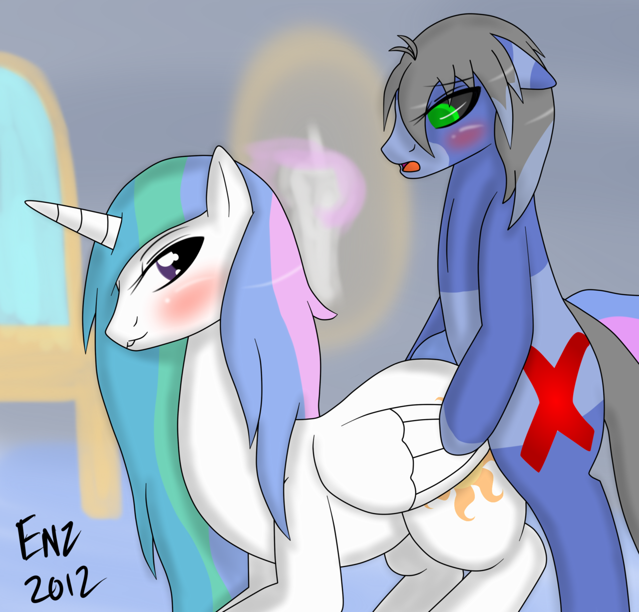 Rule34 – If it exists, there is porn of it / ensayne, princess celestia / 21703