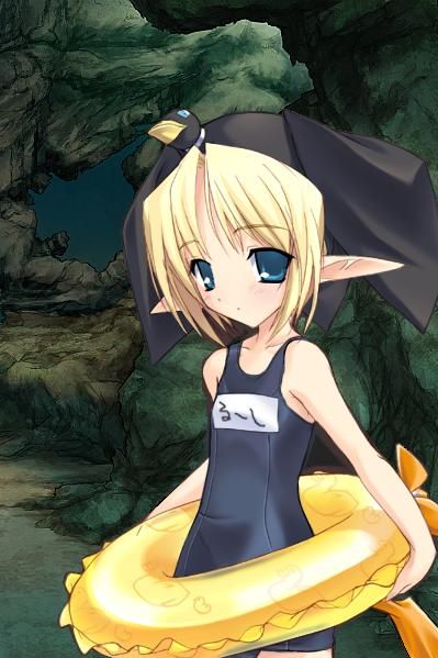 artist request, character request, copyright request, tagme, 1girl, female focus, solo, swimsuit