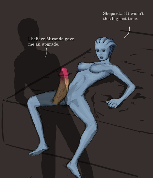 Rule34 – If it exists, there is porn of it / commander shepard, liara t'soni / 22081