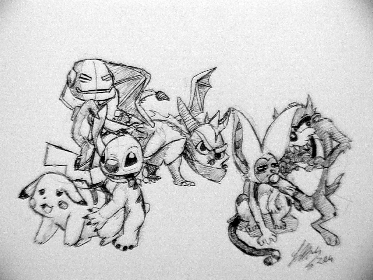 Rule34 – If it exists, there is porn of it / experiment (species), momo (avatar), pikachu, stitch, tasmanian devil (looney tunes) / 23055