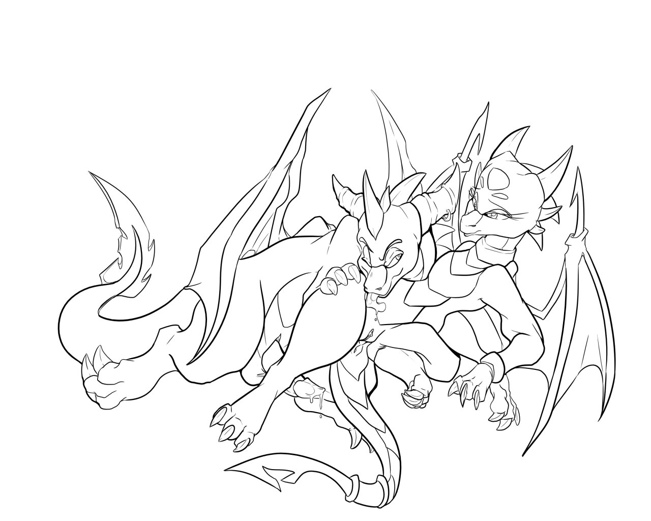 Rule34 – If it exists, there is porn of it / mel the hybrid, cynder / 23062