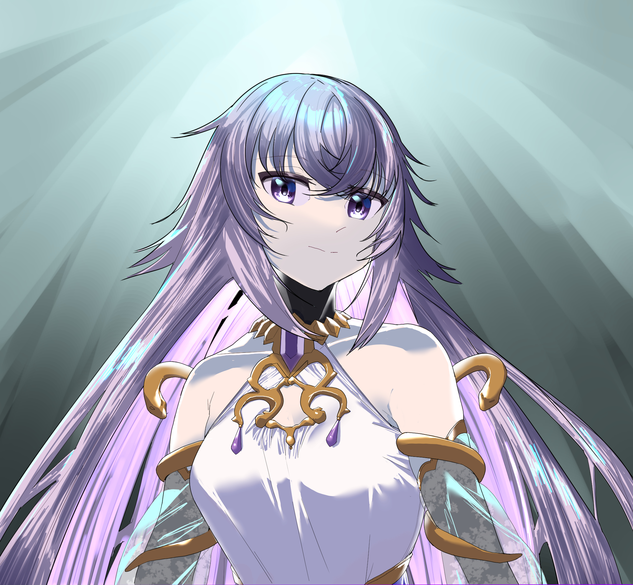 takamaza0887, magic mirror (grimms notes), grimms notes, source request, 1girl, closed mouth, long hair, looking at viewer, purple hair, solo