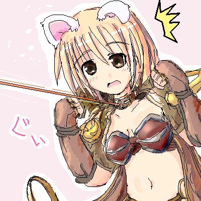 eternalspherex, sage (ragnarok online), ragnarok online, lowres, 1girl, female focus, leash, oekaki, solo