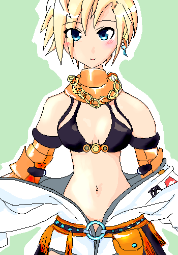eternalspherex, mechanic (ragnarok online), ragnarok online, lowres, 1girl, female focus, mechanic, oekaki, solo