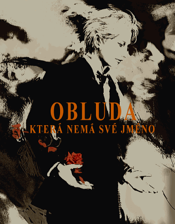 as (ashes), johan liebert, monster (manga), lowres, translated, 1boy, czech text, male focus, monochrome, solo, spot color