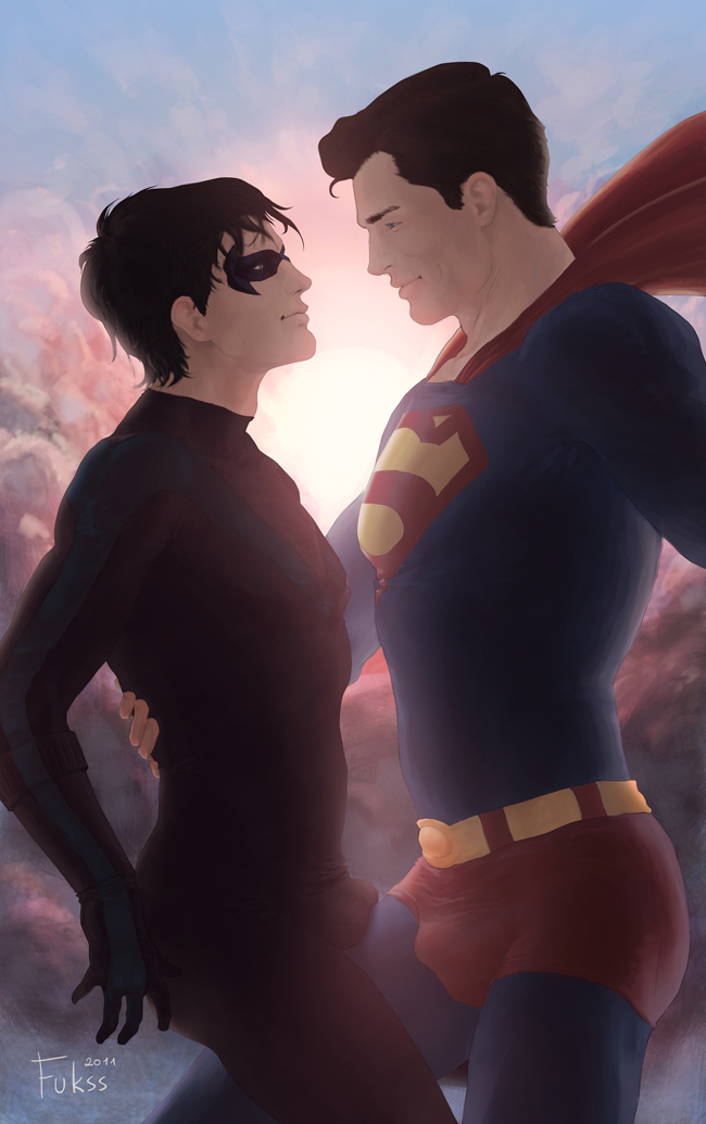 Rule34 – If it exists, there is porn of it / clark kent, dick grayson, nightwing, superman / 24496