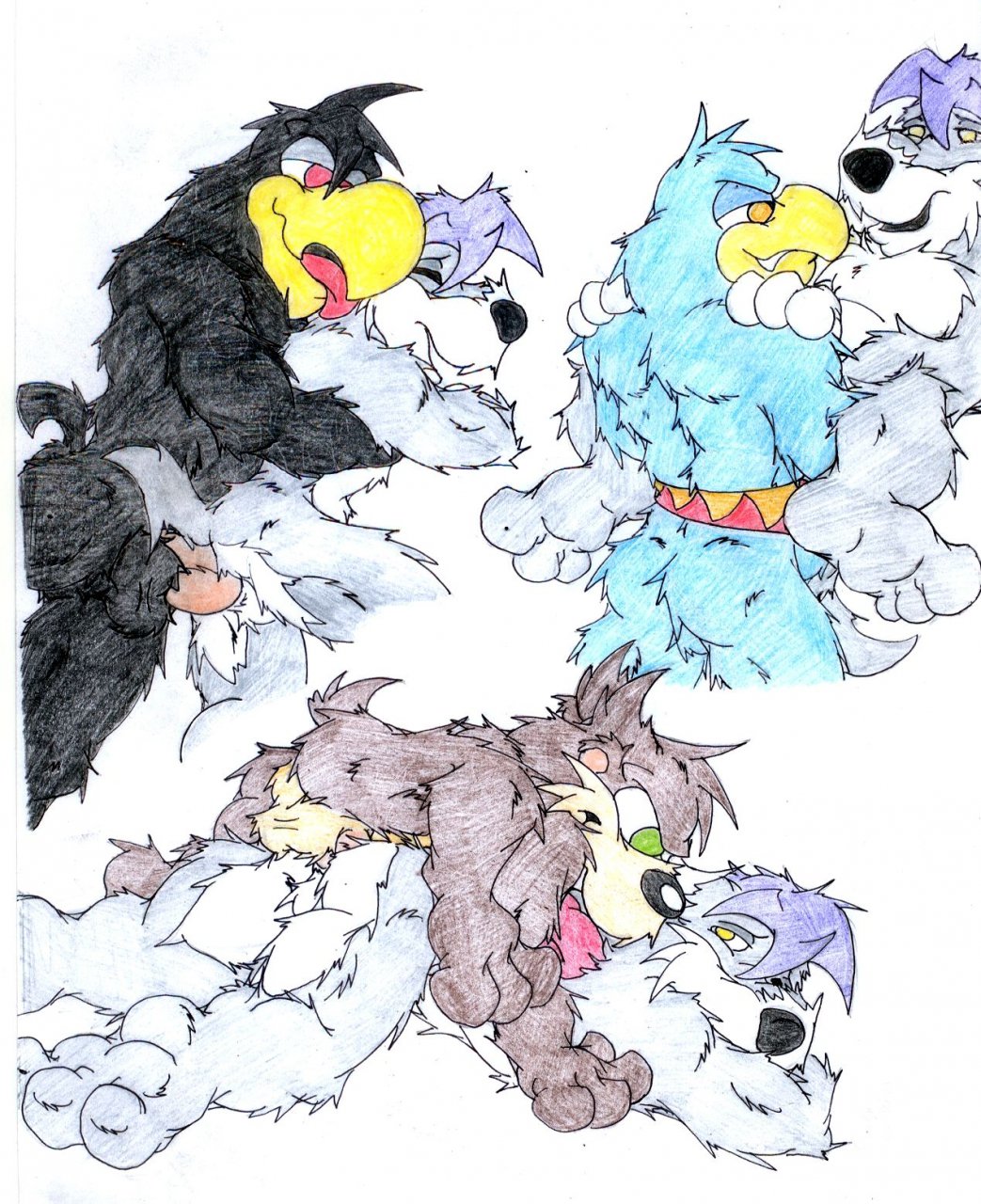 Rule34 – If it exists, there is porn of it / hopelesshighschool, buzz buzzard, king dedede, tasmanian devil (looney tunes) / 24912