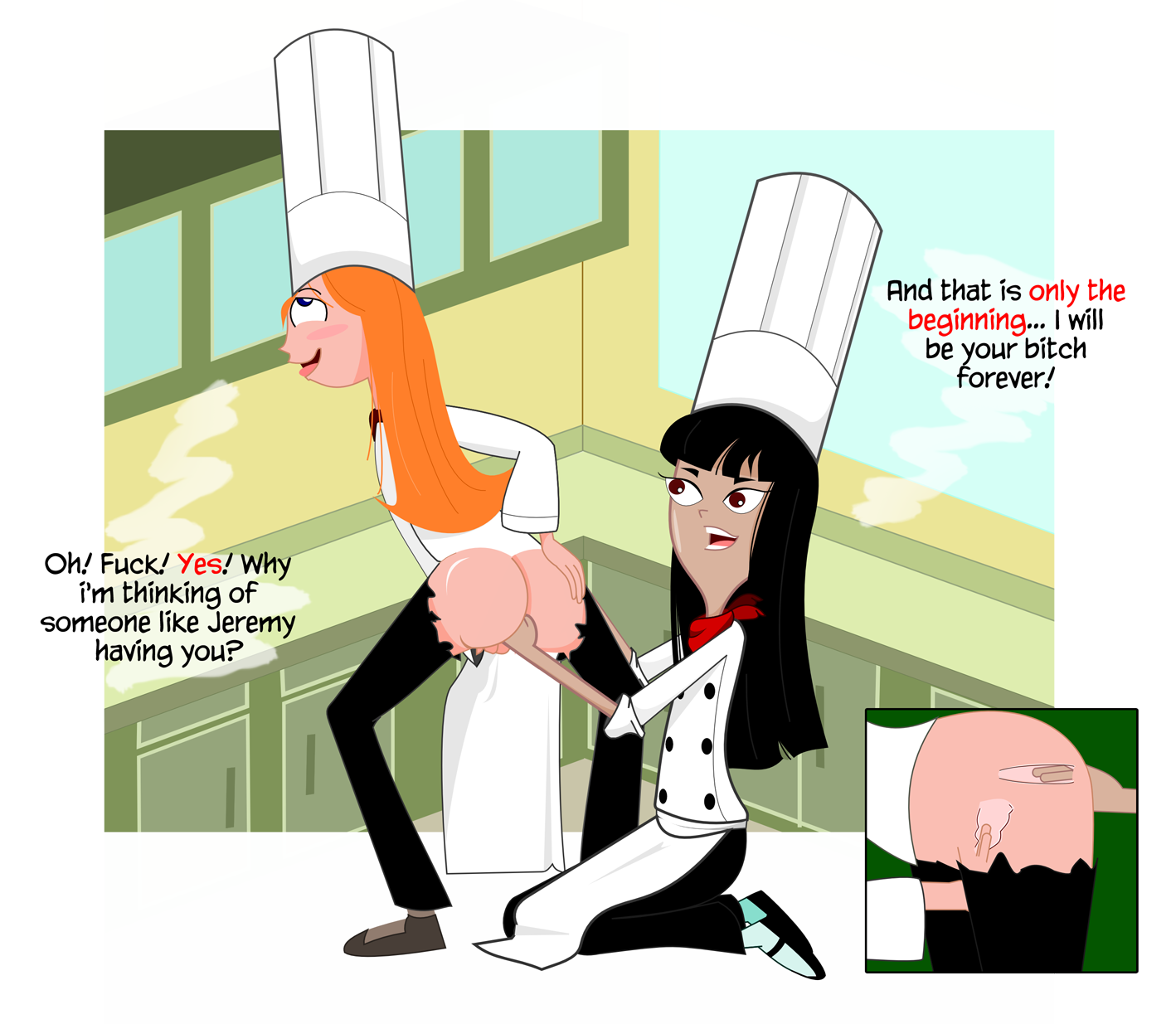 Rule34 – If it exists, there is porn of it / exclamation(artist), candace flynn, stacy hirano / 25735