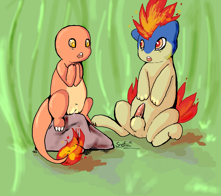 Rule34 – If it exists, there is porn of it / charmander, quilava / 25768