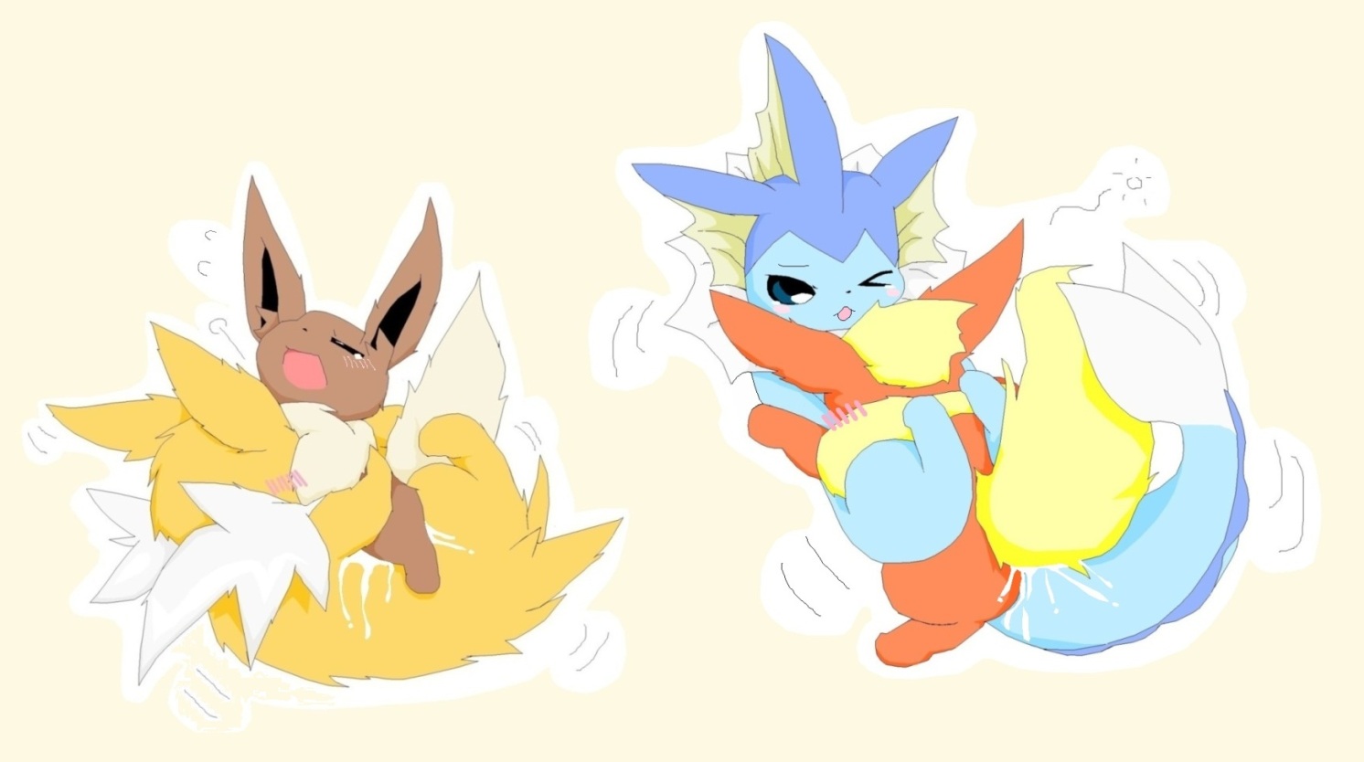 Rule34 – If it exists, there is porn of it / eevee, flareon, jolteon, vaporeon / 25879
