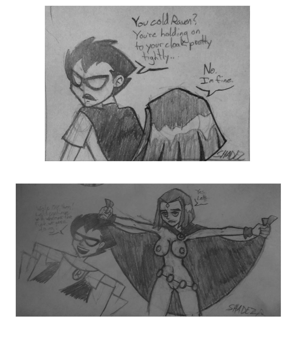 Rule34 – If it exists, there is porn of it / shadez, dick grayson, raven, robin (dc) / 26054