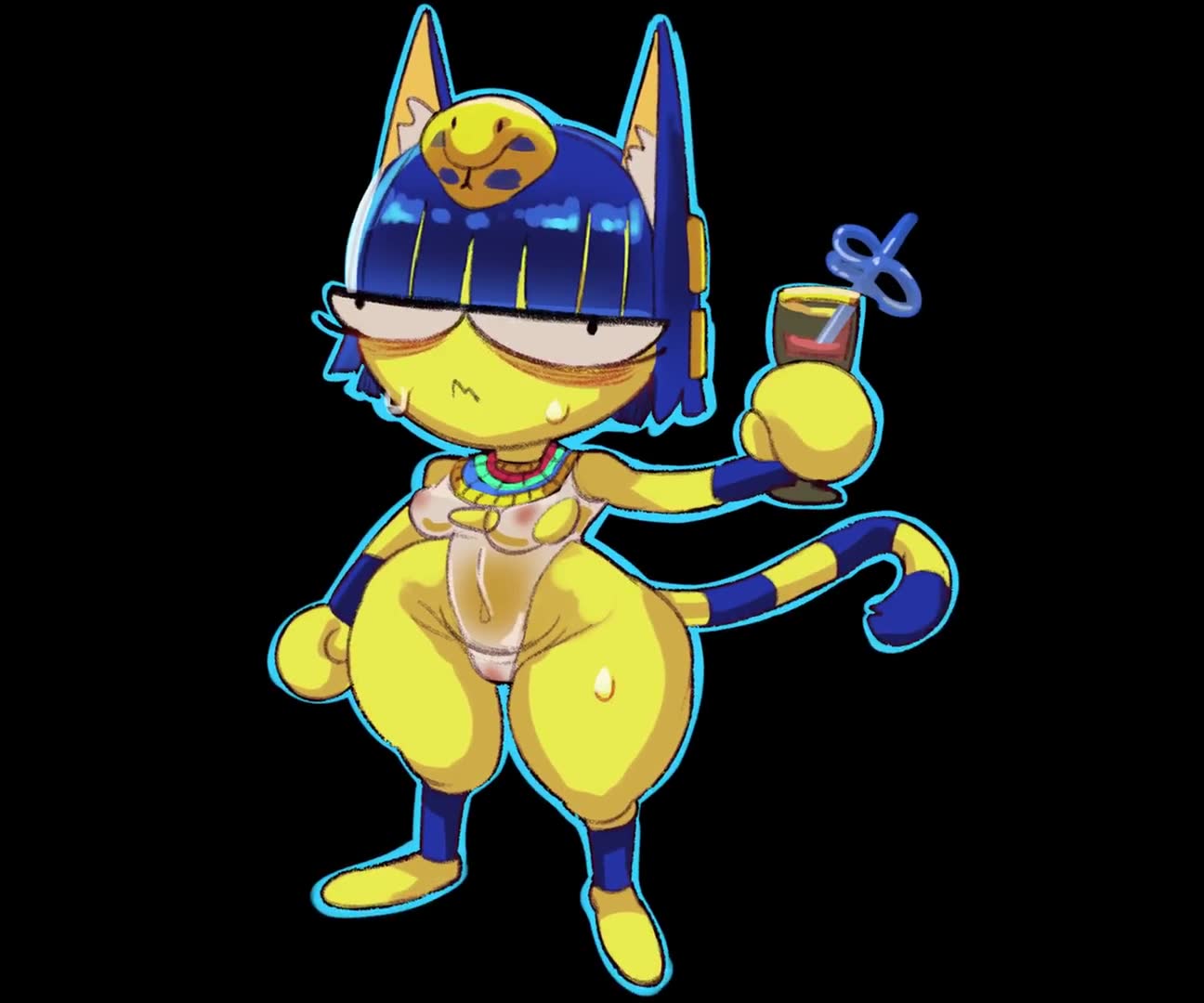 Rule34 – If it exists, there is porn of it / pornomagnum, animal crossing boy, ankha / 8641018