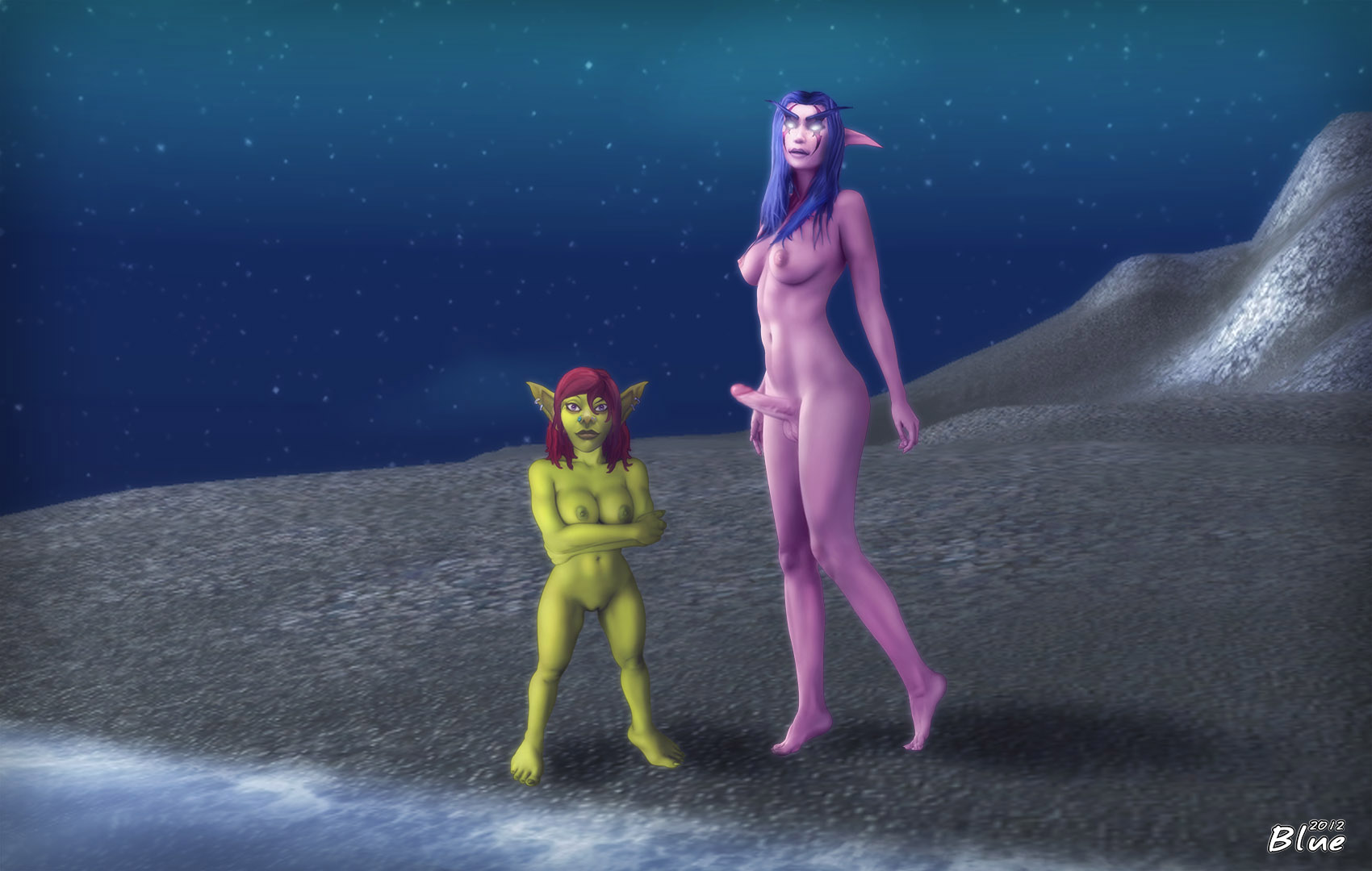 Rule34 – If it exists, there is porn of it / bluegirl91, jaybee, night elf, original character / 26421