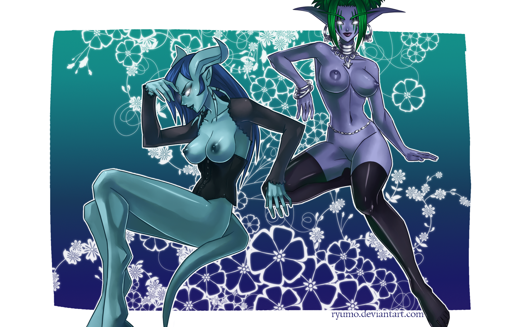 Rule34 – If it exists, there is porn of it / neryumo, draenei, edwina (camilluscactus), night elf, umara / 26609