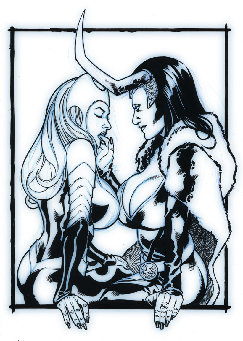 Rule34 – If it exists, there is porn of it / amora the enchantress, lady loki, loki / 26663