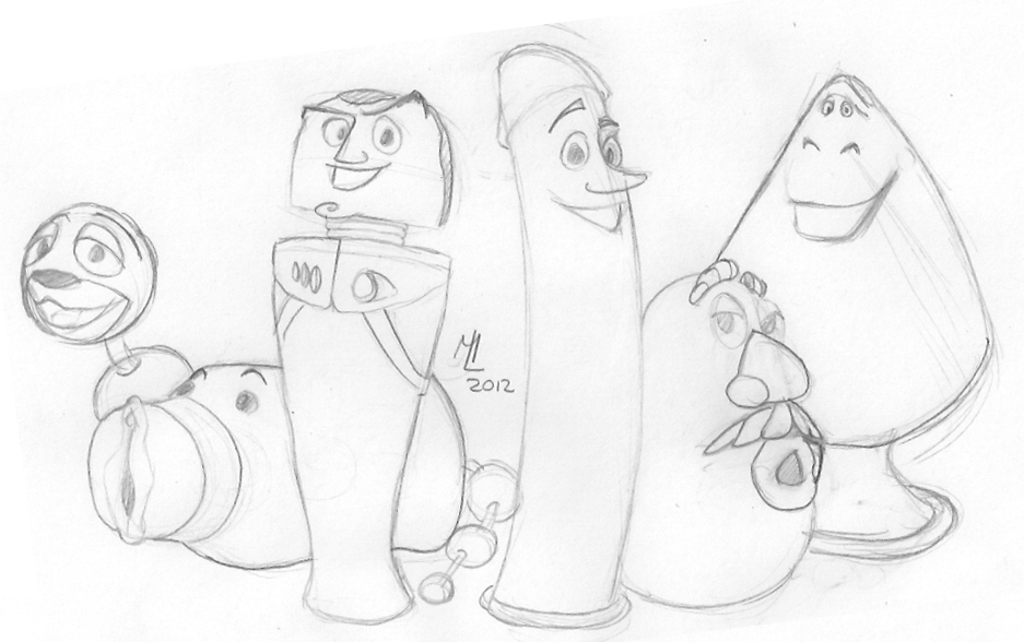Rule34 – If it exists, there is porn of it / mandolynn, buzz lightyear, mr. potato head, rex, woody / 26702