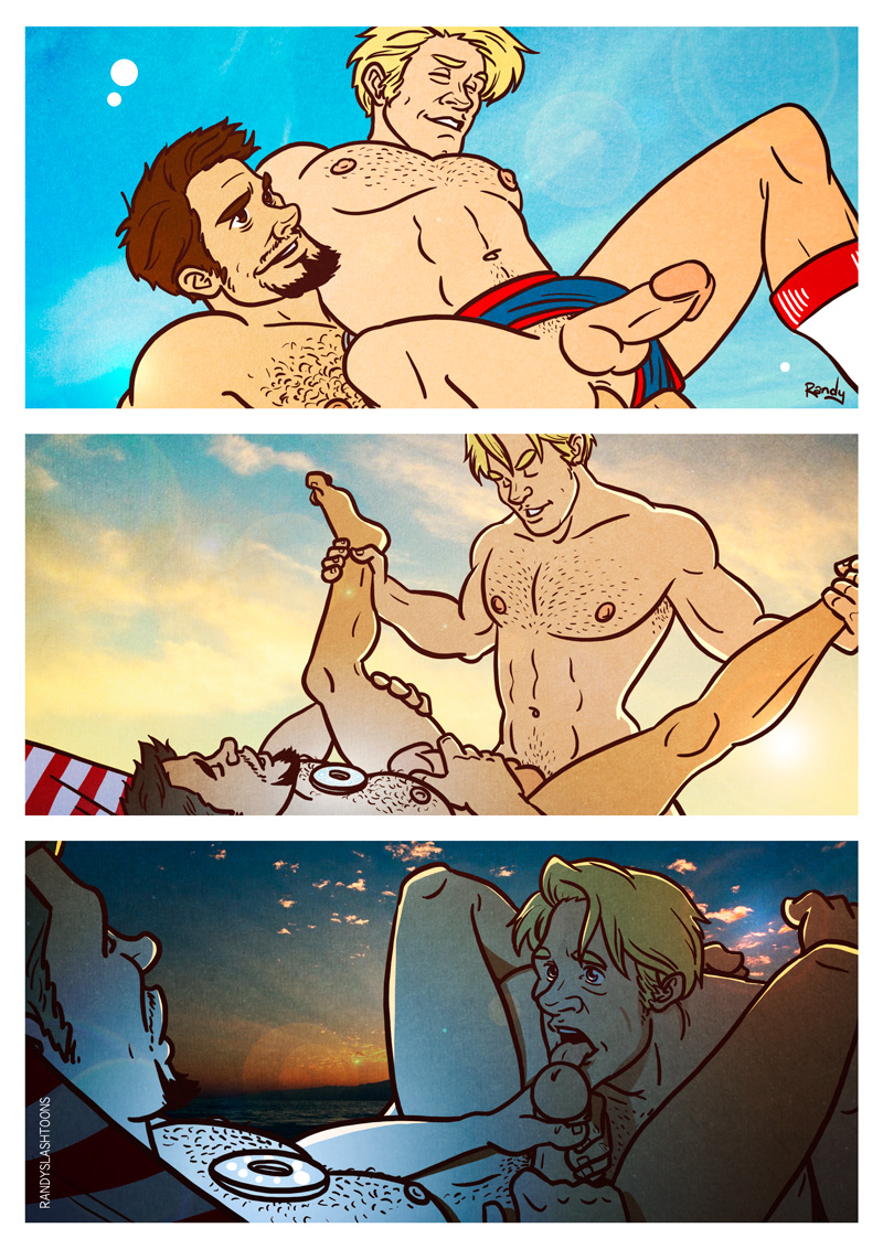 Rule34 – If it exists, there is porn of it / randy (artist), randyslashtoons, captain america, iron man, steve rogers, tony stark / 26808