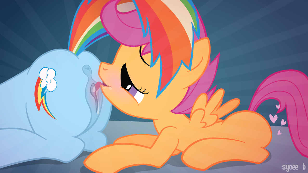 Rule34 – If it exists, there is porn of it / syoee b, rainbow dash (mlp), scootaloo (mlp) / 26855