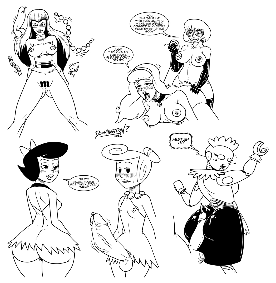 Rule34 – If it exists, there is porn of it / doomington, betty rubble, daphne blake, gravity girl, rosie the robot, velma dinkley, wilma flintstone / 26866