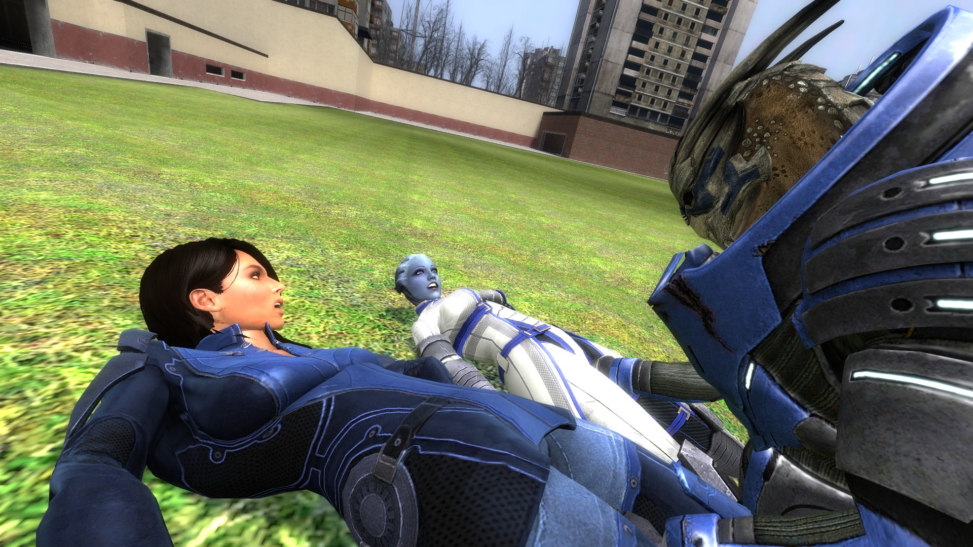 Rule34 – If it exists, there is porn of it / asari, ashley williams, garrus vakarian, liara t'soni / 27601