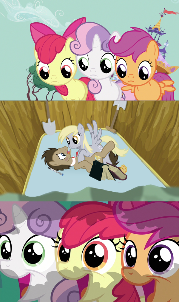 Rule34 – If it exists, there is porn of it / saturnspace, apple bloom (mlp), cutie mark crusaders, derpy hooves, doctor whooves, scootaloo (mlp), sweetie belle (mlp) / 27836
