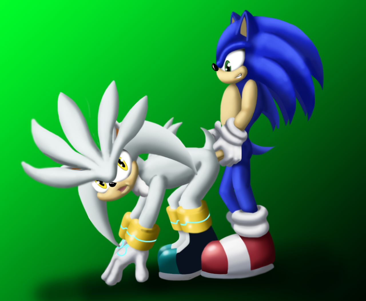 Rule34 – If it exists, there is porn of it / cobra mcjingleballs, silver the hedgehog, sonic the hedgehog / 28125