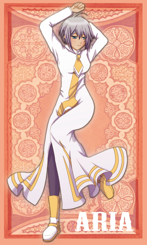 athena glory, aria (manga), 00s, 1girl, dark-skinned female, dark skin, female focus, high collar, pantyhose, purple pantyhose, solo