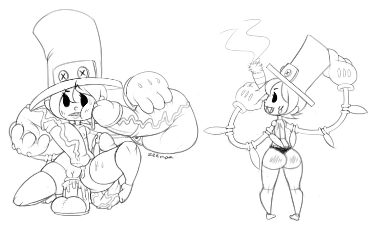 Rule34 – If it exists, there is porn of it / zeeman, peacock (skullgirls) / 28399