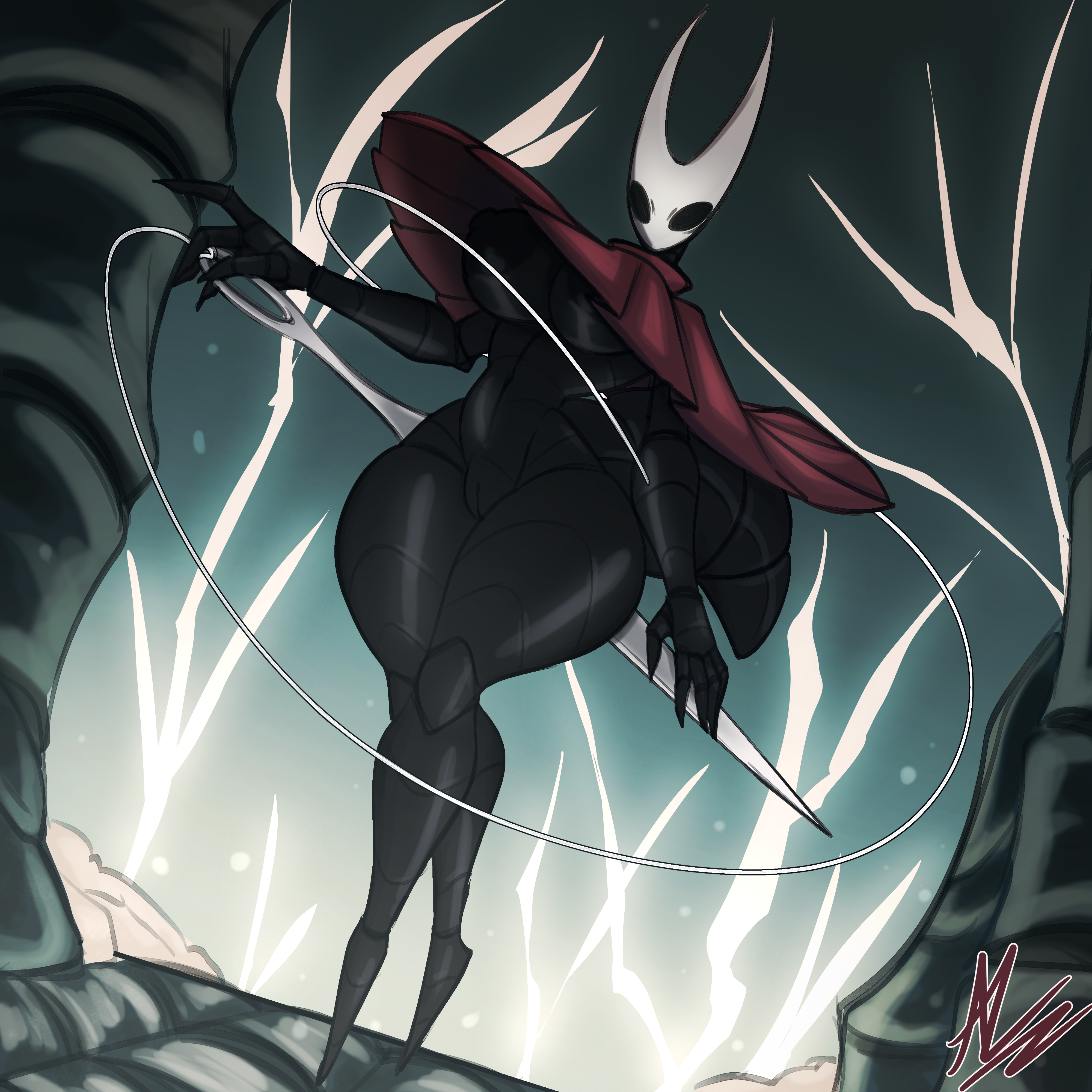 Rule34 – If it exists, there is porn of it / hornet (hollow knight) / 8641361