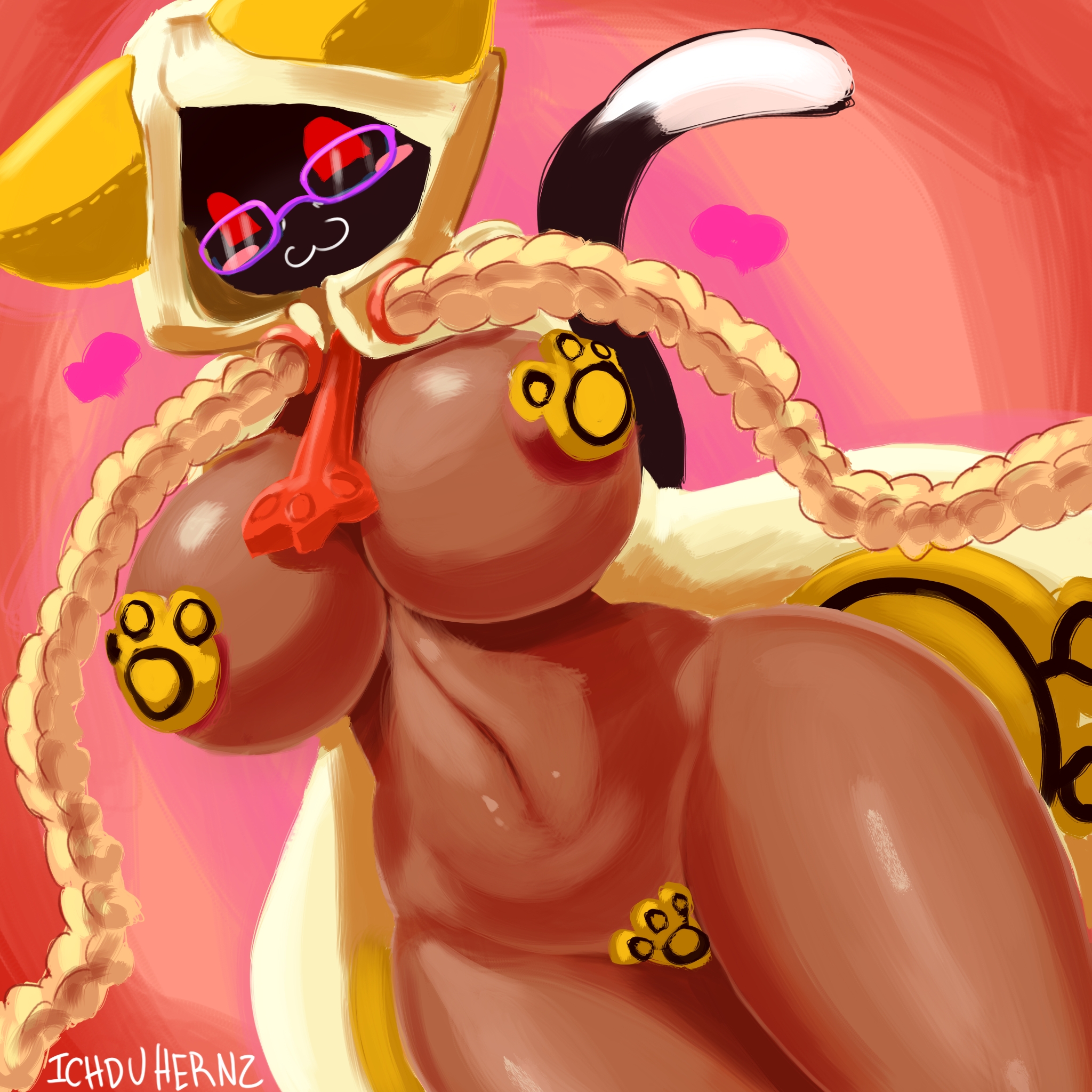 Rule34 – If it exists, there is porn of it / ichduhernz, kaka (blazblue), purple heart, taokaka / 8641406