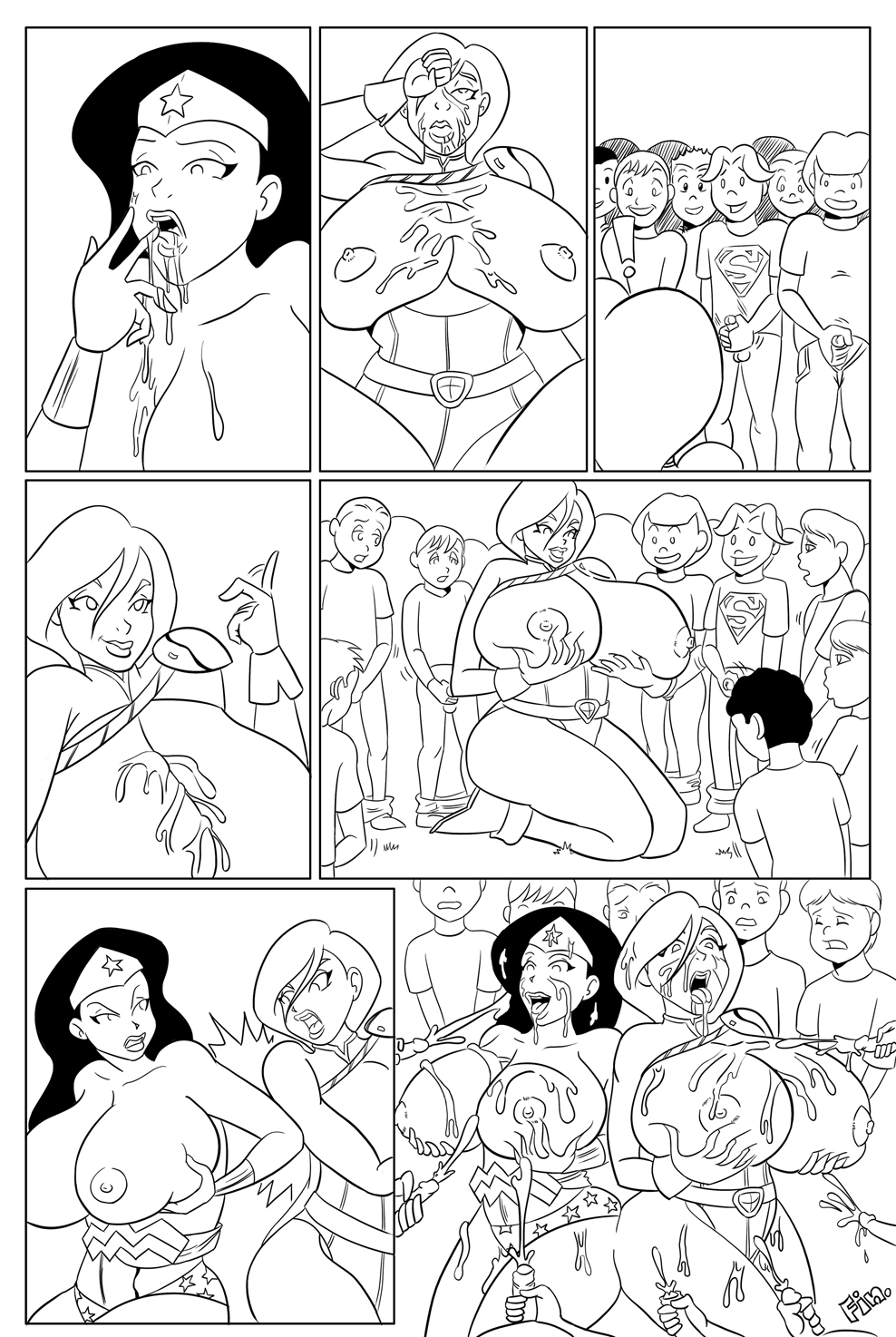 Rule34 – If it exists, there is porn of it / glassfish, power girl, wonder woman / 30008