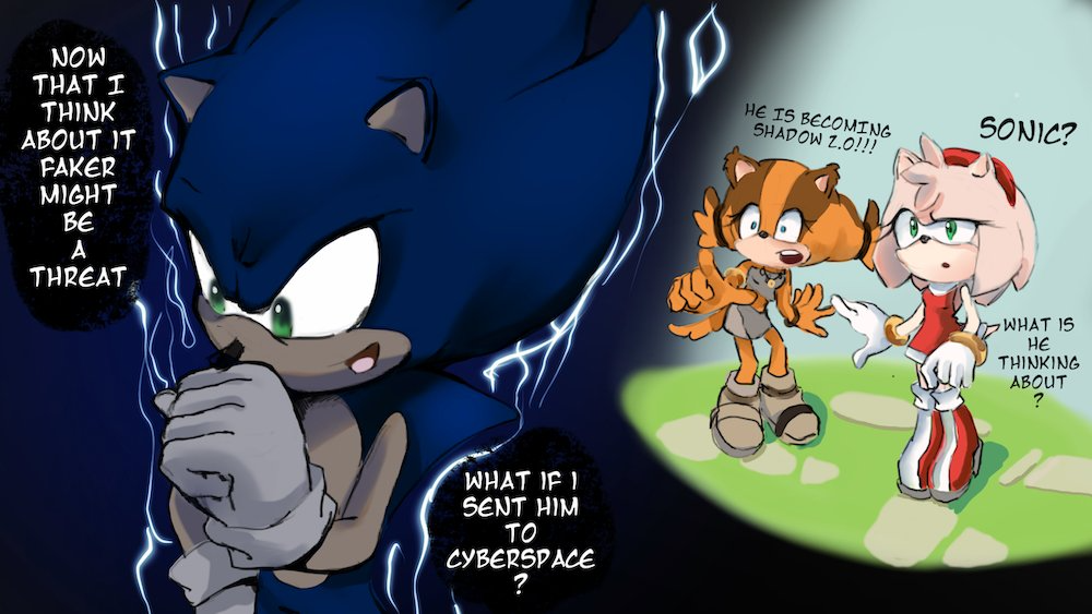 andoraliix, amy rose, dark sonic, sonic the hedgehog, sticks the badger, sonic (series), sonic boom (series), sonic x, badger, blue eyes, blue fur, blue hair, boots, bracelt, brown fur, brown hair, collar, dark fur, dress, gloves, green eyes, hairtie, hedgehog, medium hair, orange fur, orange hair, pink fur, pink hair, shors, skirt, spiked hair, strapless, tail, tribal, tube top, twintails