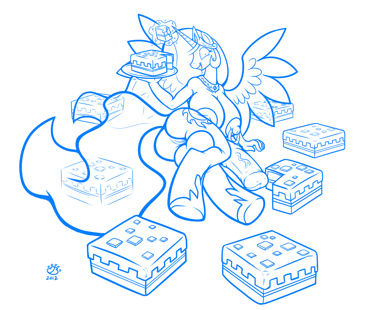 Rule34 – If it exists, there is porn of it / badgerben, princess celestia (mlp) / 30516