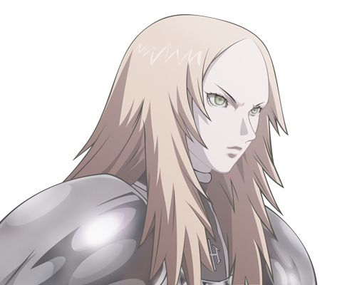 miria, claymore (series), derivative work, lowres, vector trace, 00s, armor, portrait, solo, transparent background