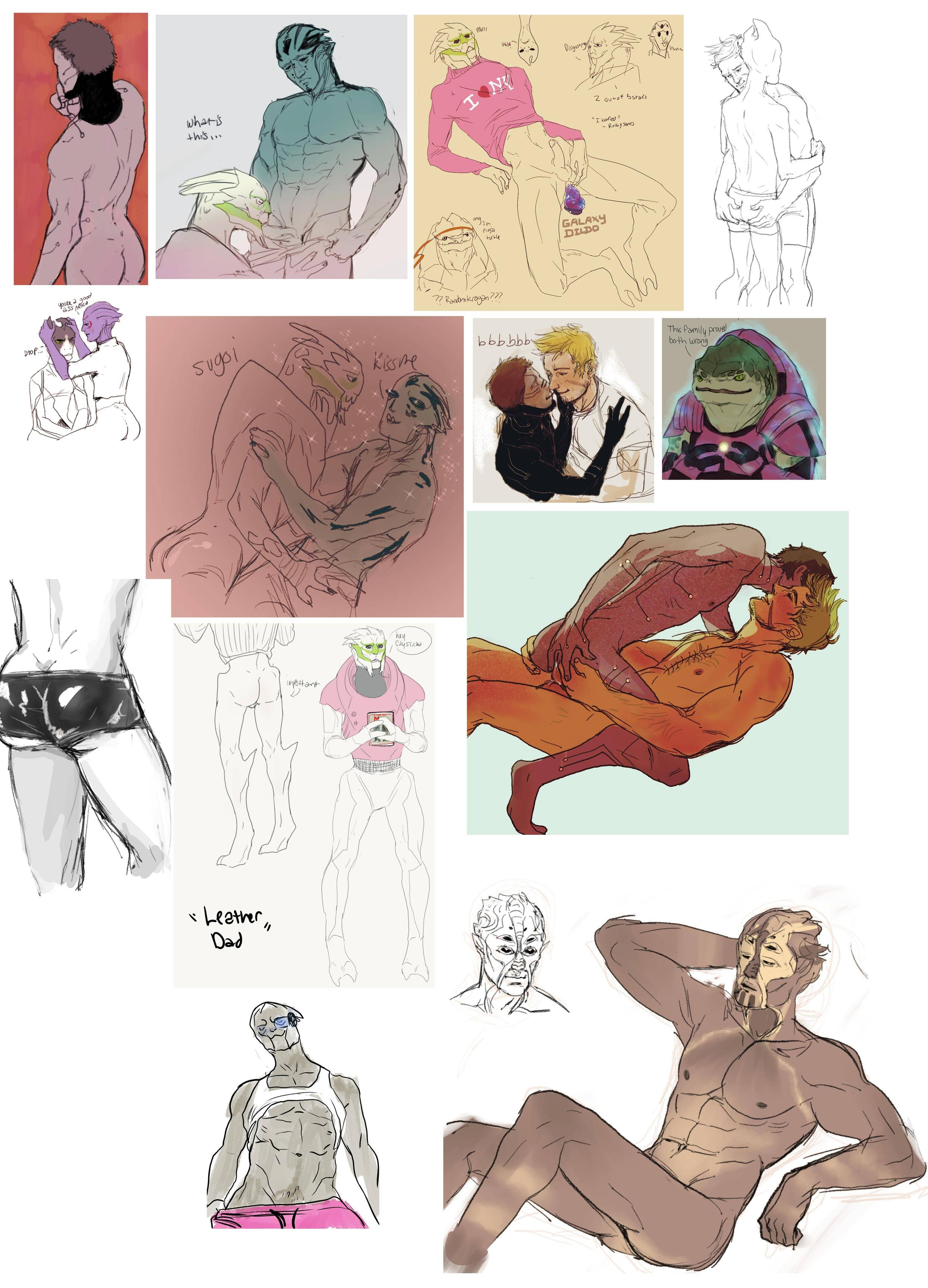 Rule34 – If it exists, there is porn of it / asari, batarian, krogan, quarian, salarian, turian / 31099