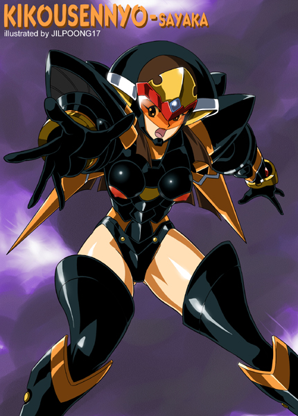 jilpoong17, yumi sayaka, mazinger (series), mazinger z, tagme, cosplay, kikkousennyo, mecha, robot, solo, thighhighs