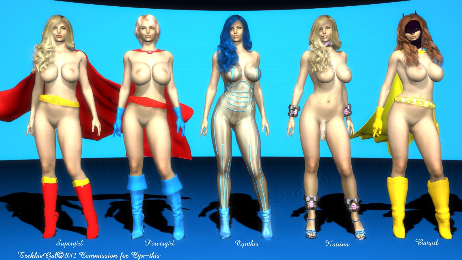 Rule34 – If it exists, there is porn of it / trekkiegal, barbara gordon, batgirl, power girl, supergirl / 32044