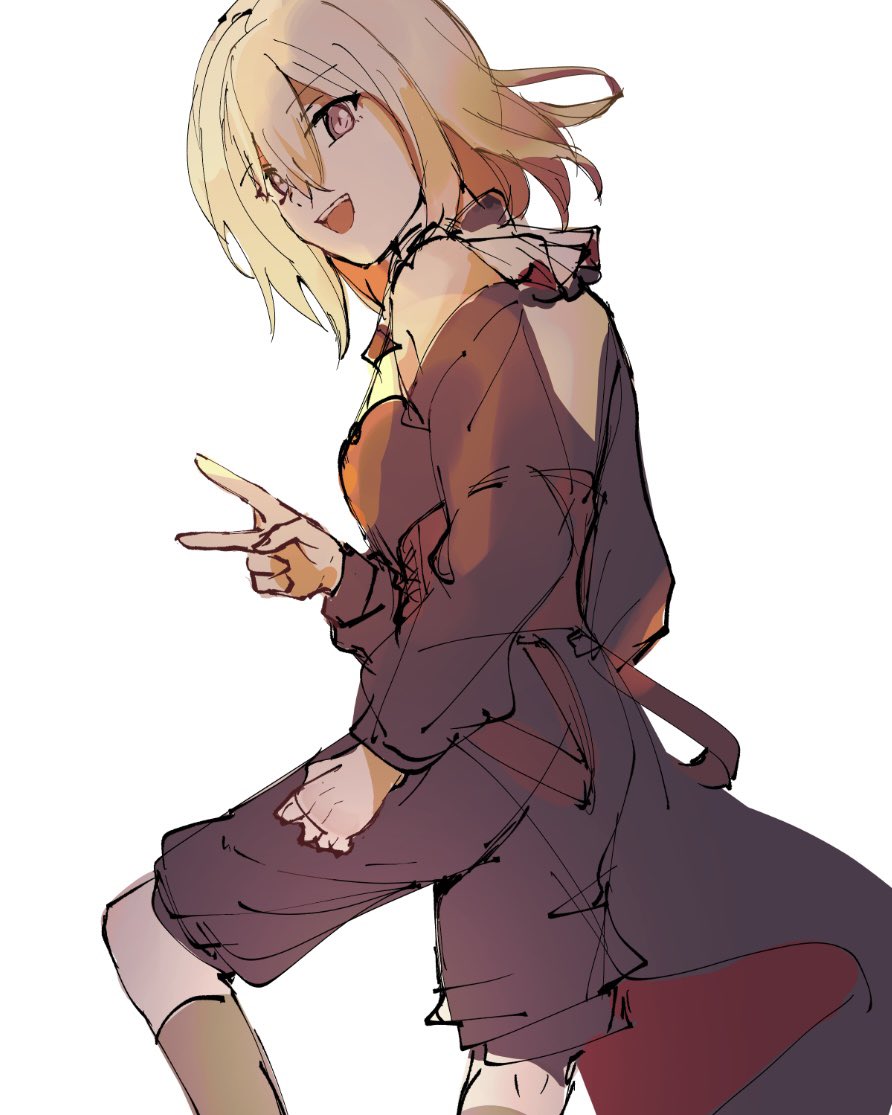 setou (bpdne), doloris (bang dream!), misumi uika, bang dream!, bang dream! it's mygo!!!!!, commentary, 1girl, black shorts, blonde hair, brown corset, clothing cutout, corset, hair between eyes, kneehighs, long sleeves, medium hair, open mouth, purple eyes, shorts, shoulder cutout, simple background, socks, solo, stuffed toy, white background