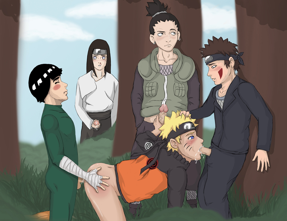 Rule34 – If it exists, there is porn of it / sunnyrose, hyuuga neji, inuzuka kiba, nara shikamaru, rock lee, uzumaki naruto / 32163