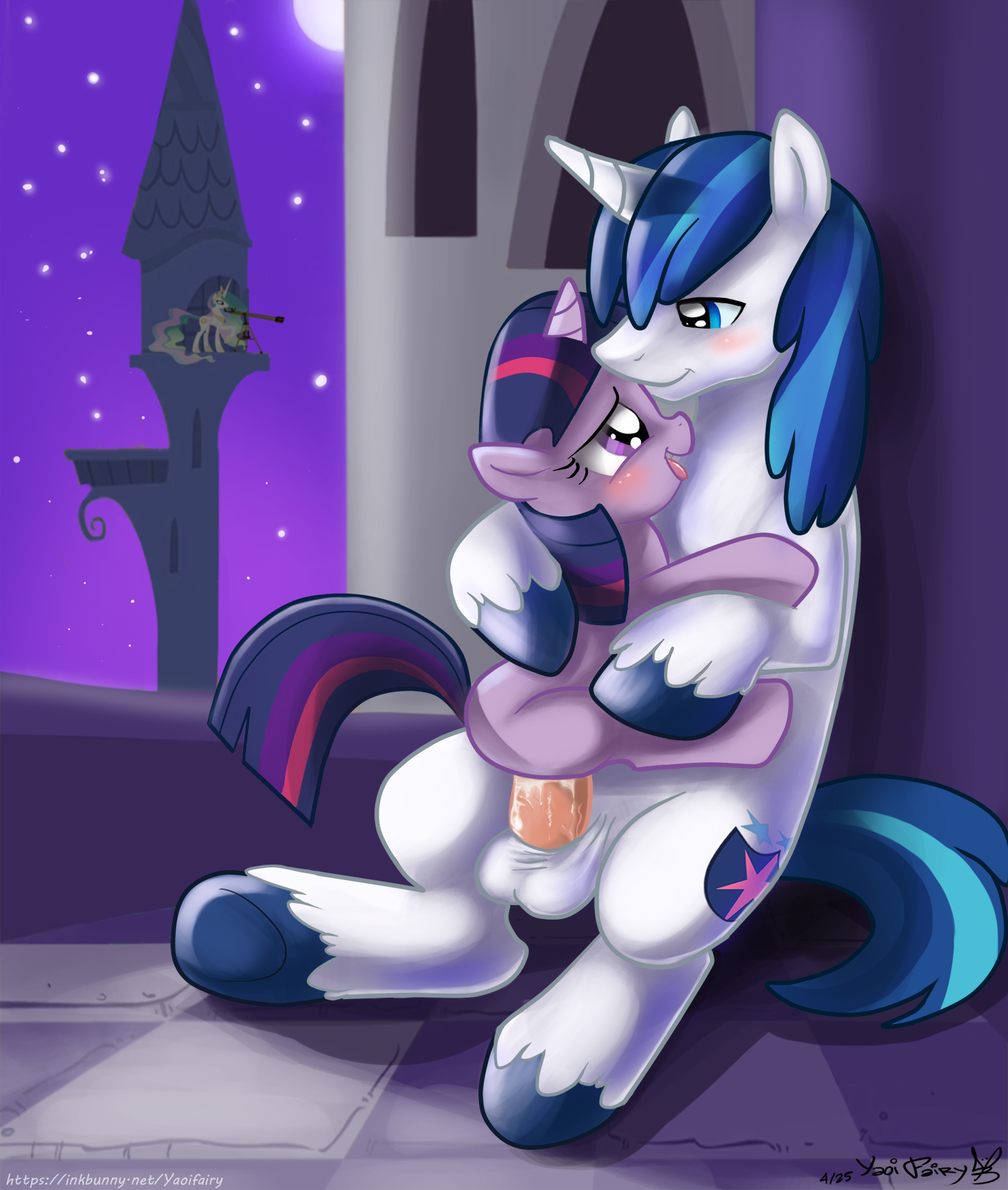Rule34 – If it exists, there is porn of it / yaoifairy, princess celestia (mlp), shining armor (mlp), twilight sparkle (mlp) / 32314