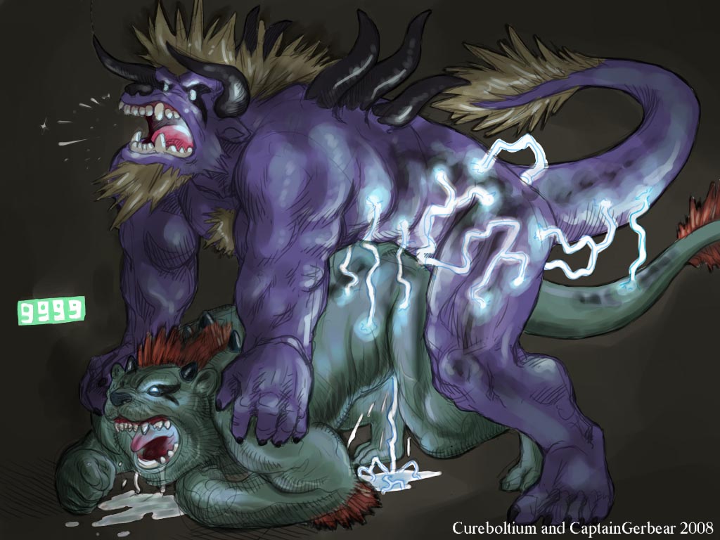 Rule34 – If it exists, there is porn of it / captaingerbear, cureboltium, behemoth, king behemoth / 32318