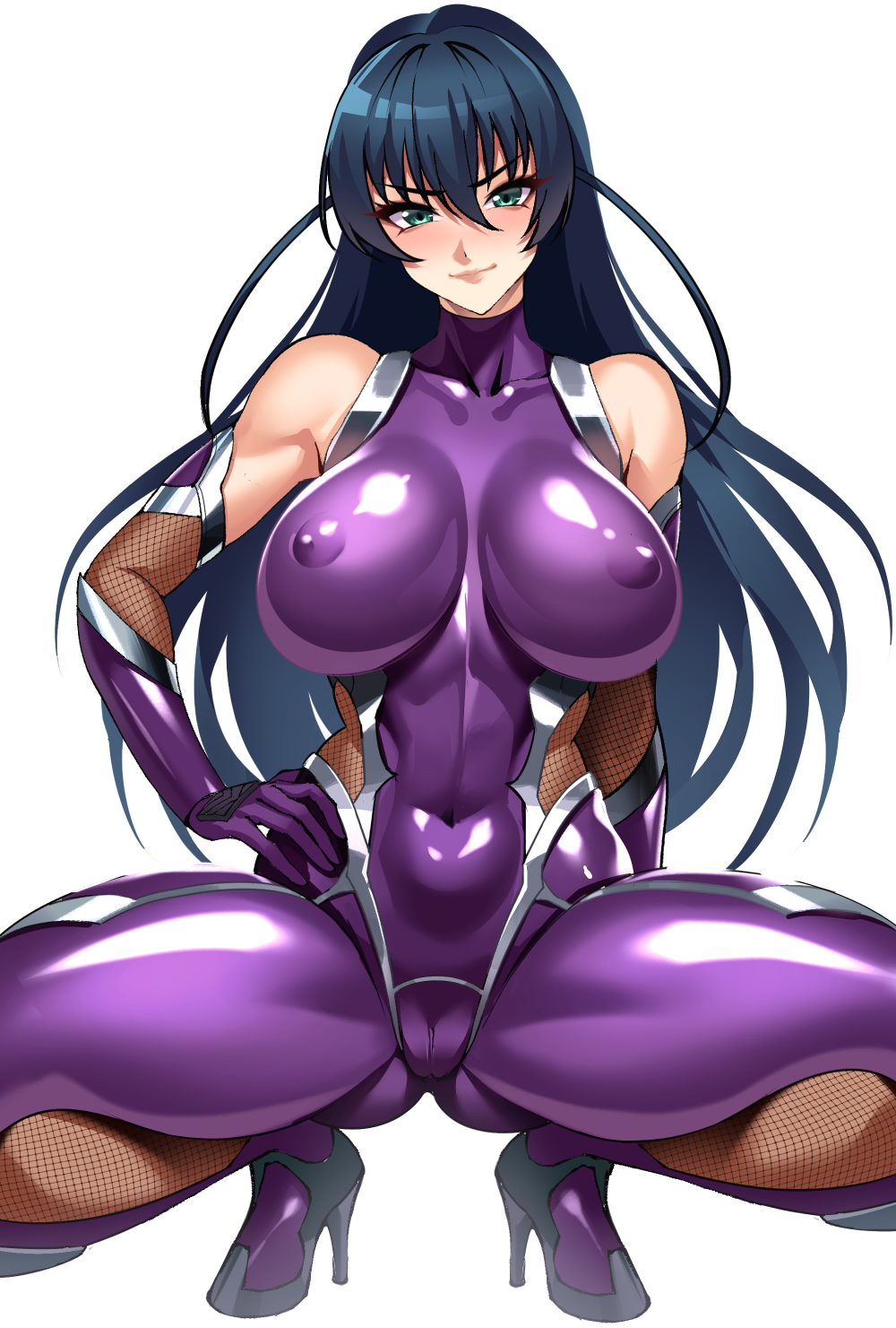 volyz, igawa asagi, taimanin (series), taimanin asagi, 1girl, breasts, large breasts, long hair